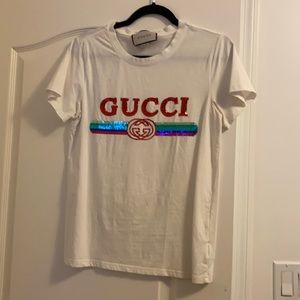 GUCCI sequin tee